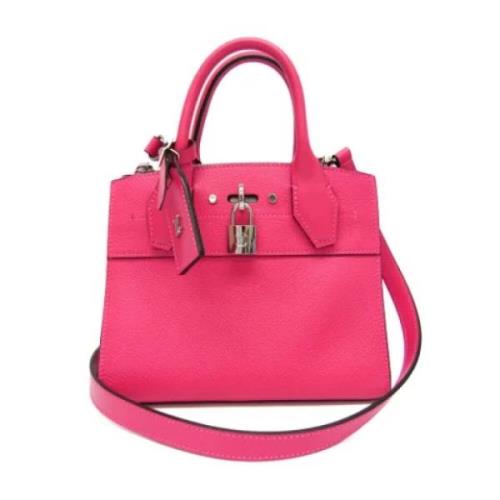 Pre-owned Leather louis-vuitton-bags Louis Vuitton Vintage , Pink , Da...