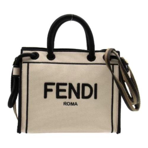 Pre-owned Canvas fendi-bags Fendi Vintage , Beige , Dames