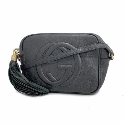 Pre-owned Leather gucci-bags Gucci Vintage , Black , Dames