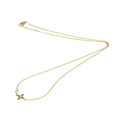 Pre-owned Yellow Gold necklaces Louis Vuitton Vintage , Yellow , Dames