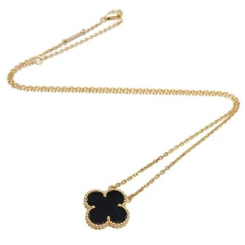 Pre-owned Yellow Gold necklaces Van Cleef & Arpels Pre-owned , Yellow ...