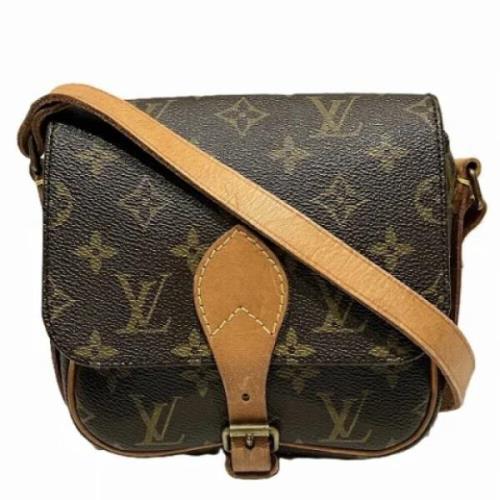 Pre-owned Fabric louis-vuitton-bags Louis Vuitton Vintage , Brown , Da...