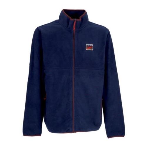 Blauwe Outdoor Hoge Hals Sweatshirt Vans , Blue , Heren