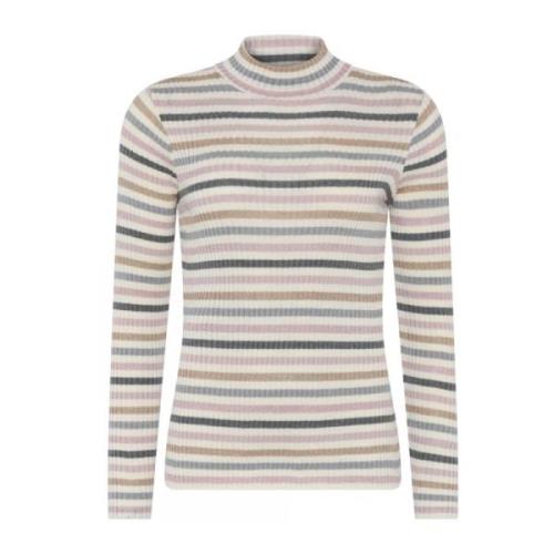 Gestreepte Ribgebreide Pullover Blouse Room Skovhuus , Multicolor , Da...