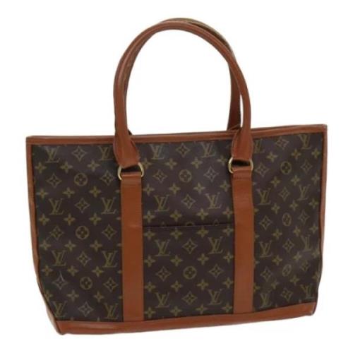 Pre-owned Canvas totes Louis Vuitton Vintage , Brown , Dames