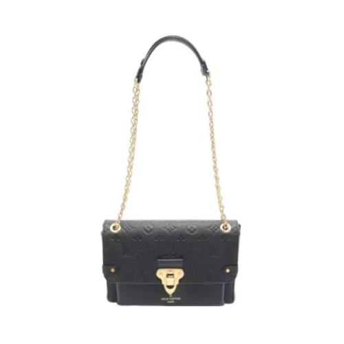 Pre-owned Leather louis-vuitton-bags Louis Vuitton Vintage , Black , D...