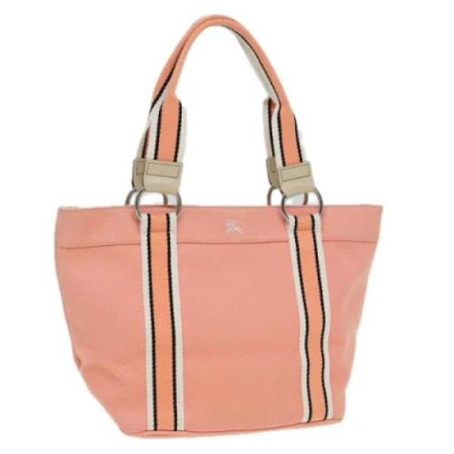 Pre-owned Canvas totes Burberry Vintage , Pink , Dames