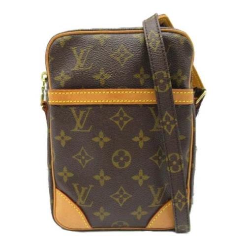 Pre-owned Canvas louis-vuitton-bags Louis Vuitton Vintage , Brown , Da...