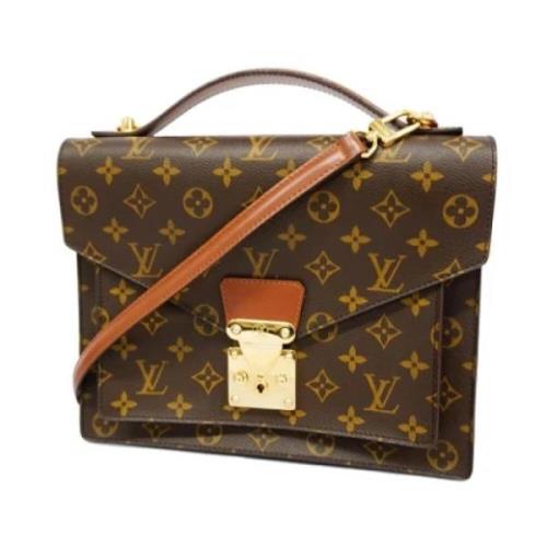 Pre-owned Fabric louis-vuitton-bags Louis Vuitton Vintage , Brown , Da...