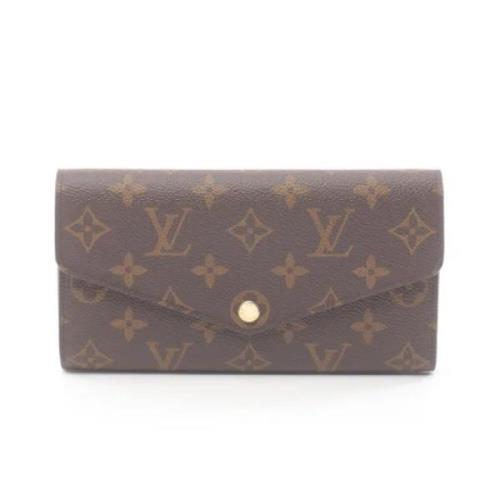 Pre-owned Leather wallets Louis Vuitton Vintage , Brown , Dames