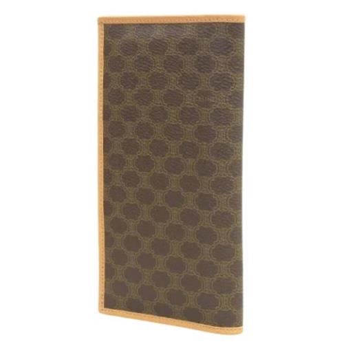 Pre-owned Plastic wallets Celine Vintage , Brown , Dames