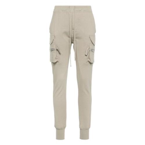 Grijze Elastische Broek met Zakken Rick Owens , Gray , Dames