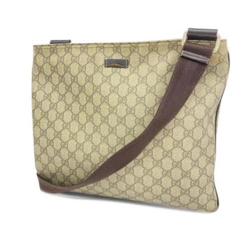 Pre-owned Plastic gucci-bags Gucci Vintage , Brown , Dames