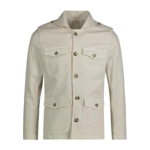 Beige Jas Stijl Giacca Jeckson Re-Hash , Beige , Heren