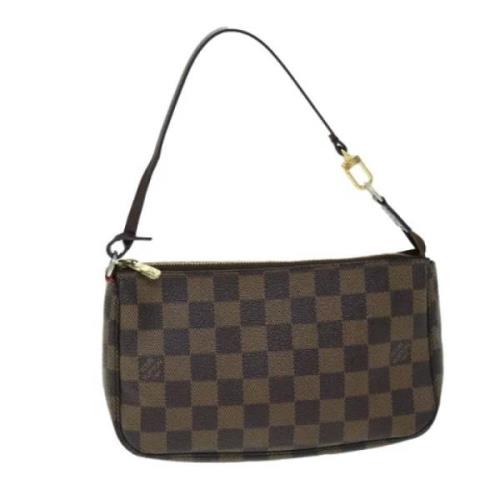 Pre-owned Canvas louis-vuitton-bags Louis Vuitton Vintage , Brown , Da...