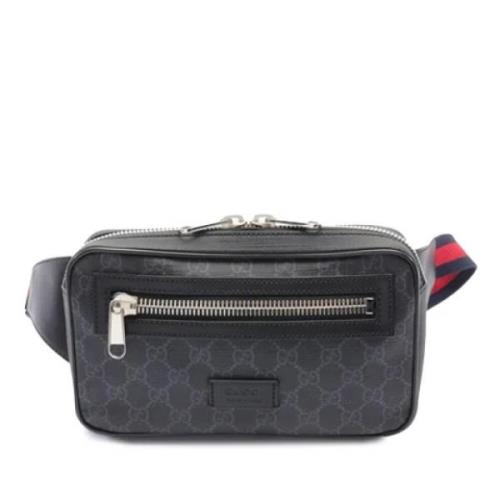 Pre-owned Fabric crossbody-bags Gucci Vintage , Black , Dames