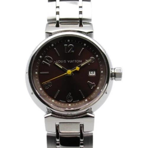 Pre-owned Stainless Steel watches Louis Vuitton Vintage , Brown , Dame...