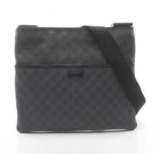 Pre-owned Leather gucci-bags Gucci Vintage , Gray , Dames