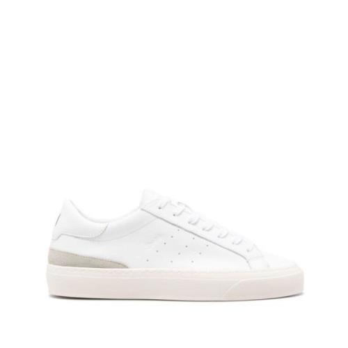 Leren Sneakers voor Buiten D.a.t.e. , White , Heren