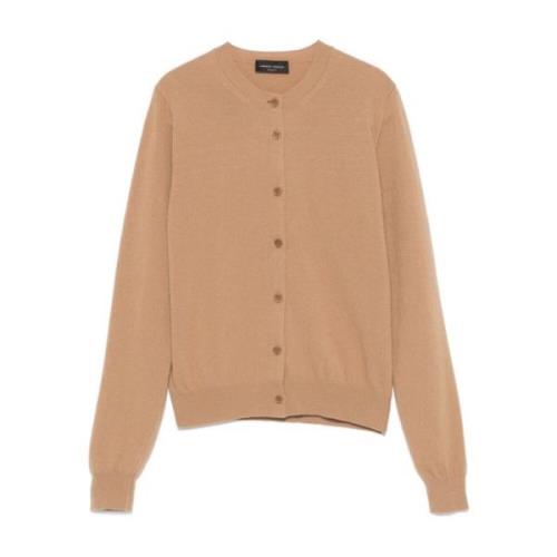 Coreana Pullover Sweater Roberto Collina , Brown , Dames