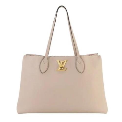 Pre-owned Leather louis-vuitton-bags Louis Vuitton Vintage , Beige , D...