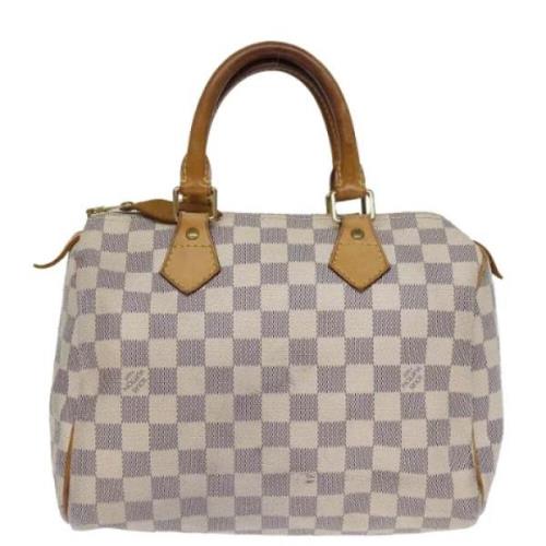 Pre-owned Canvas handbags Louis Vuitton Vintage , Beige , Dames