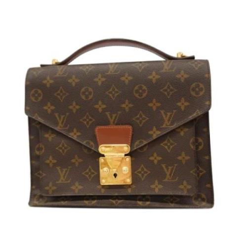 Pre-owned Fabric louis-vuitton-bags Louis Vuitton Vintage , Brown , Da...