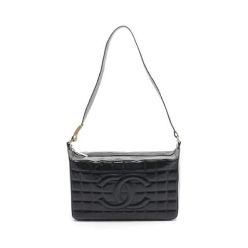 Pre-owned Leather chanel-bags Chanel Vintage , Black , Dames