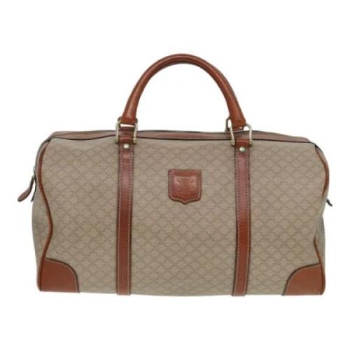 Pre-owned Canvas travel-bags Celine Vintage , Beige , Unisex