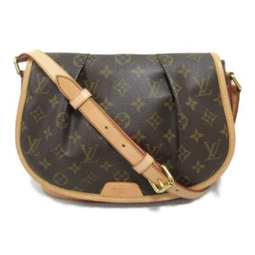 Pre-owned Canvas louis-vuitton-bags Louis Vuitton Vintage , Brown , Da...