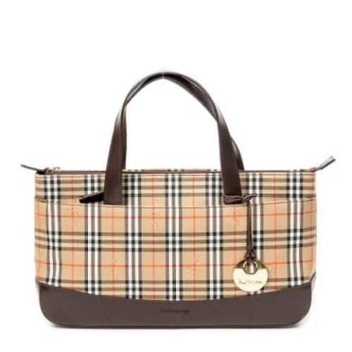 Pre-owned Canvas totes Burberry Vintage , Beige , Dames