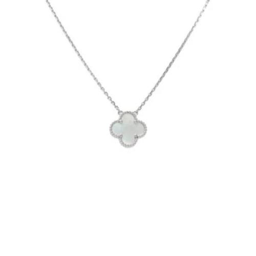 Pre-owned White Gold necklaces Van Cleef & Arpels Pre-owned , Gray , D...