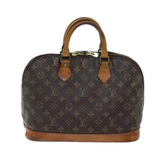 Pre-owned Canvas handbags Louis Vuitton Vintage , Brown , Dames