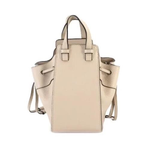 Pre-owned Leather shoulder-bags Loewe Pre-owned , Beige , Dames