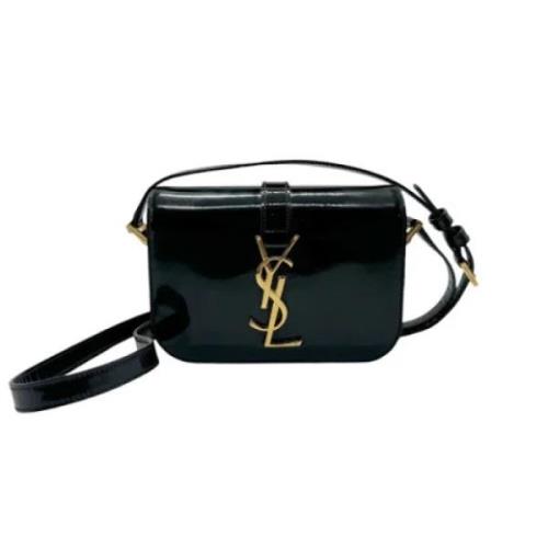 Pre-owned Leather shoulder-bags Yves Saint Laurent Vintage , Black , D...