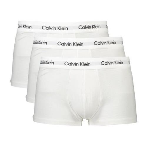 Heren Witte Boxer Briefs Pak Calvin Klein , White , Heren