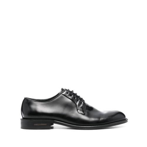 Klassieke Derby Schoenen Dsquared2 , Black , Heren