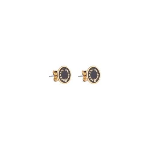 Iconische Medaillon Studs Marc Jacobs , Yellow , Dames