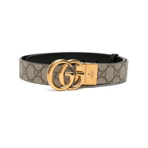 GG Supreme Beige Riem Gucci , Beige , Dames