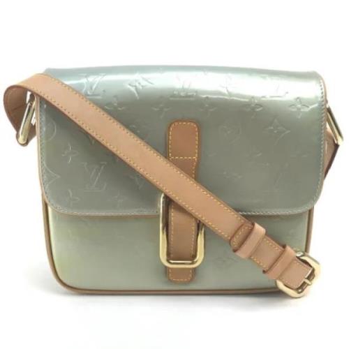 Pre-owned Leather louis-vuitton-bags Louis Vuitton Vintage , Green , D...