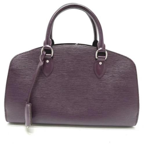 Pre-owned Leather louis-vuitton-bags Louis Vuitton Vintage , Purple , ...