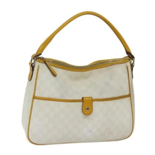 Pre-owned Canvas gucci-bags Gucci Vintage , Beige , Dames