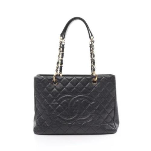 Pre-owned Canvas chanel-bags Chanel Vintage , Black , Dames