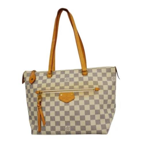 Pre-owned Canvas louis-vuitton-bags Louis Vuitton Vintage , White , Da...