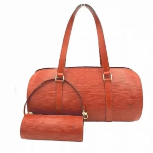 Pre-owned Leather louis-vuitton-bags Louis Vuitton Vintage , Brown , D...