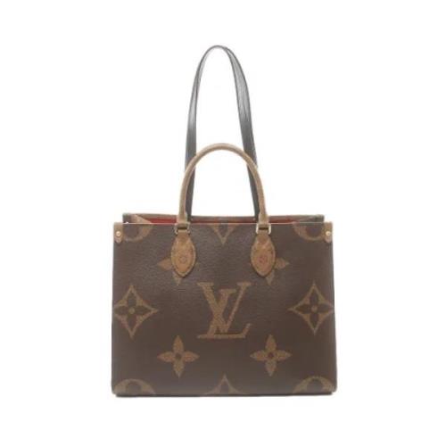 Pre-owned Leather louis-vuitton-bags Louis Vuitton Vintage , Beige , D...