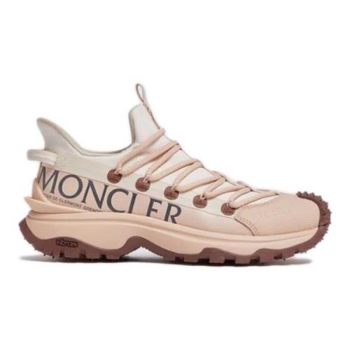 Roze Sneakers met Reflecterende Veters Moncler , Pink , Dames