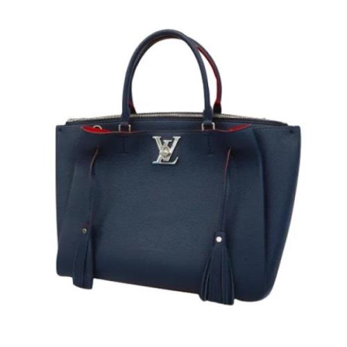 Pre-owned Leather louis-vuitton-bags Louis Vuitton Vintage , Blue , Da...