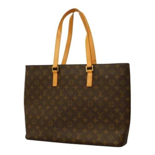 Pre-owned Canvas louis-vuitton-bags Louis Vuitton Vintage , Brown , Da...