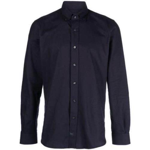 Knoop Omlaag Shirt Fay , Blue , Heren